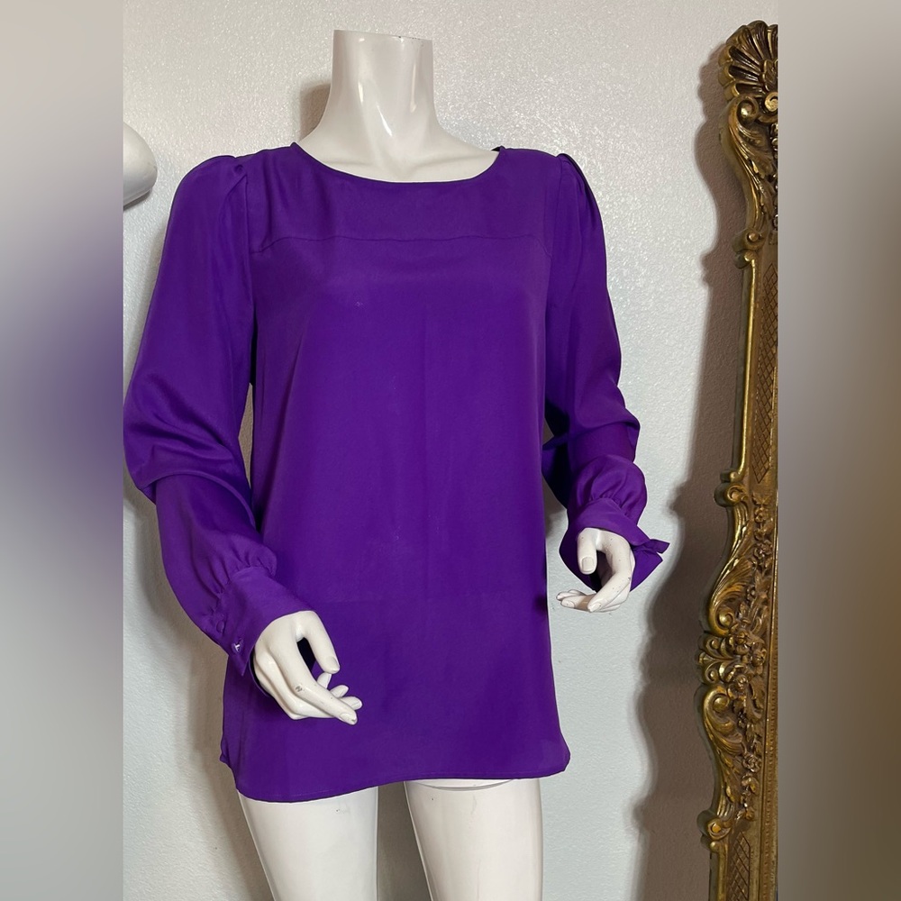 J. Crew Rich Purple Women's Blouse